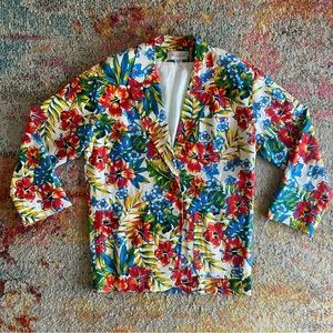 Adam Douglas Adrianna Papell Floral Blazer